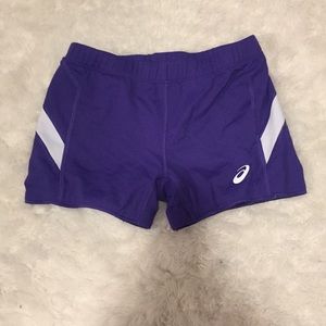 ASICS spandex athletic shorts